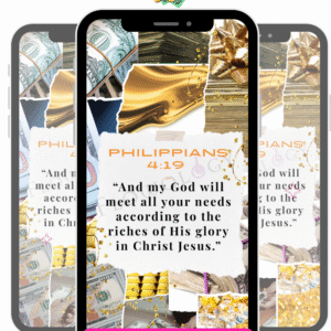 Abundance Bible Verse Wallpapers - 10 Pack Christian Lock Screens for Wealth & Success