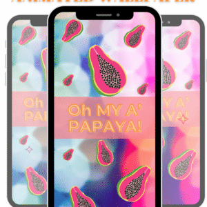 Oh My A’ Papaya – Dopamine Live Wallpaper (IOS)